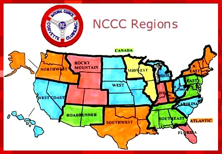 NCCC Regions Map